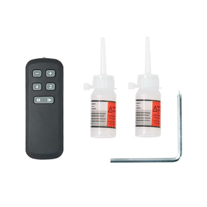 Walking pad remote controller with spare oil bottles and hex wrench