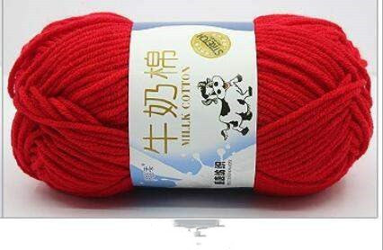 1 Pc Knitting Crochet Milk Soft Baby Cotton Wool Yarn 50g