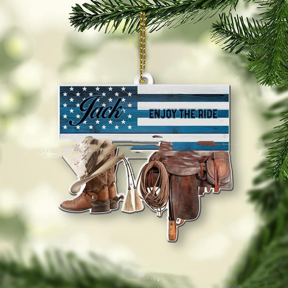 Christmas Tree Decoration Acrylic Flat Ornaments