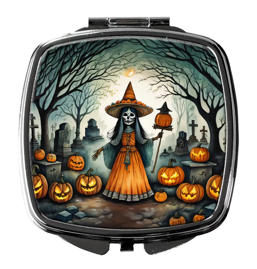 La Llorona Skeleton Spooky Halloween Compact Mirror