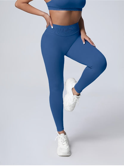 Seamless Women Soft Hue Hidden Scrunch Butt Workout Leggings For Women