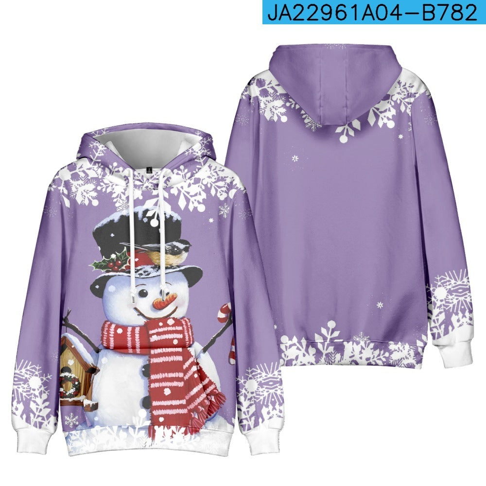 Christmas Snowman Personalized Printed Sweater