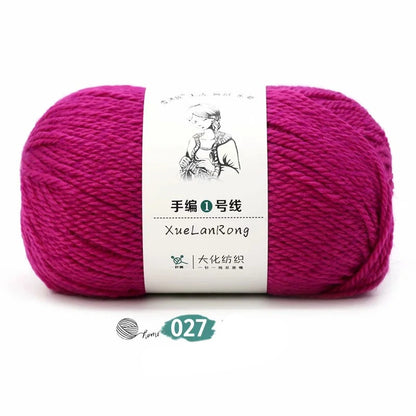 Hand-knitted Scarf Yarn Yarn Ball 4 Strands Of Coarse Wool Diy Yarn