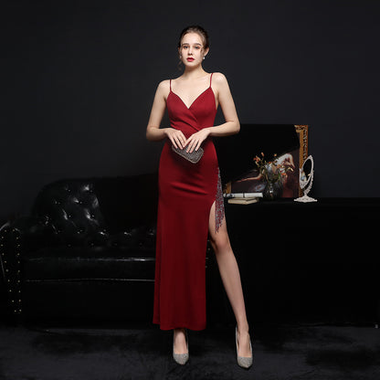 Wedding  Long Camisole Gown Dress