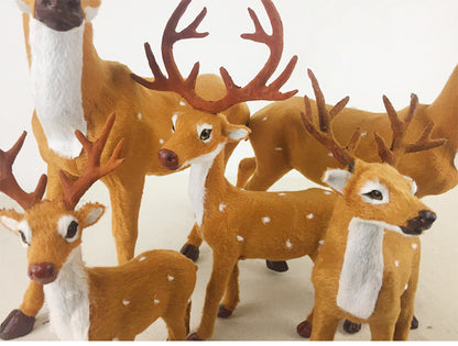 Christmas deer simulation layout props decorations