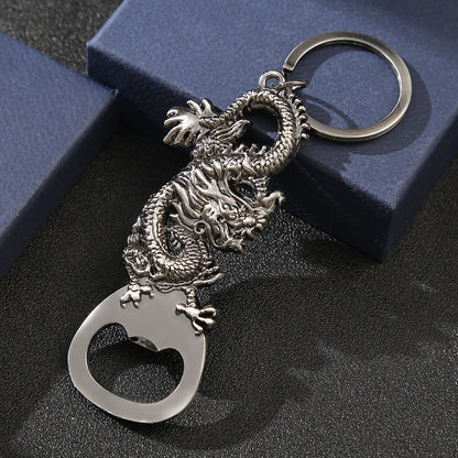 Color Steel Keychain Dragon Bottle Opener