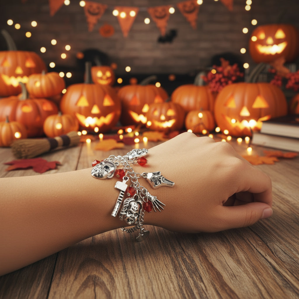 Halloween Ghost And Devil Bracelet Jewelry