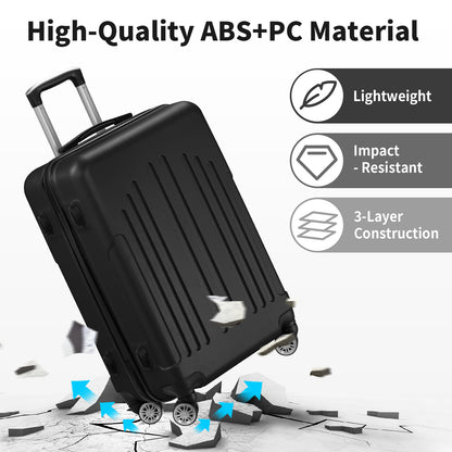 Three In One ABS PC Suitcase 20in 24in 28in Suitcase