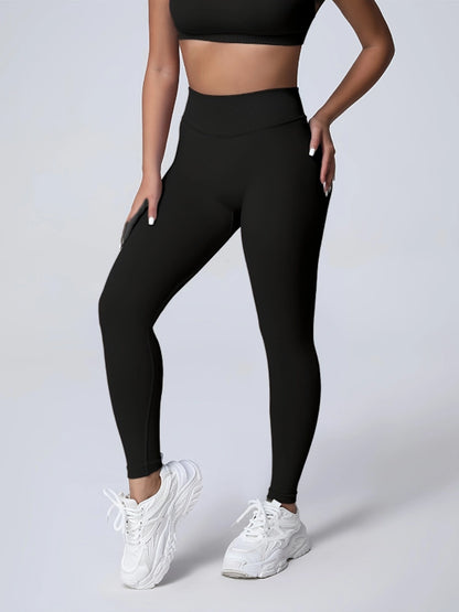 Seamless Women Soft Hue Hidden Scrunch Butt Workout Leggings For Women