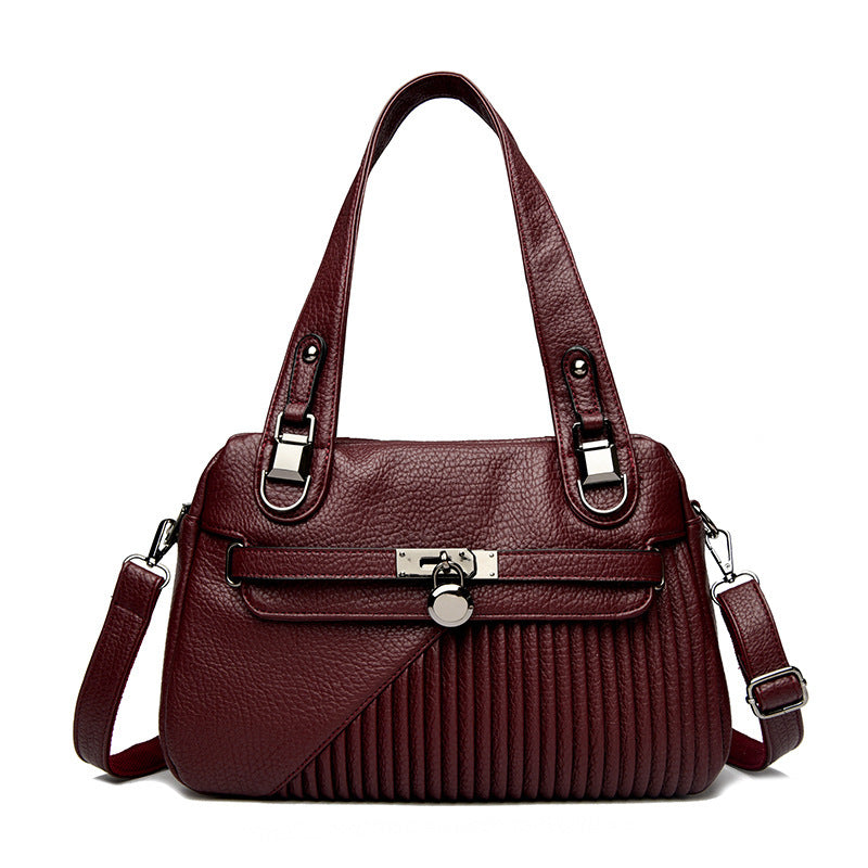 Special-interest Design Bag Tide Large Capacity Stitching