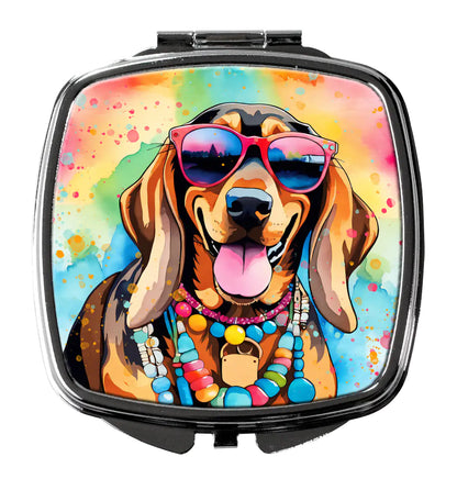 Doberman Pinscher Hippie Dawg Compact Mirror