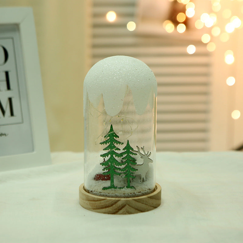 Christmas Creative Hanging Frost Glass Cover