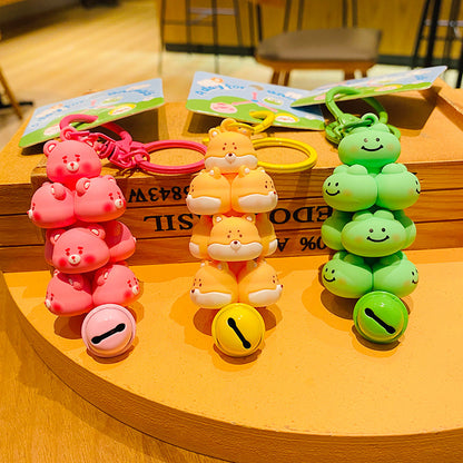 Car Chain Fashion Keychain A Pair Of Handbag Pendant