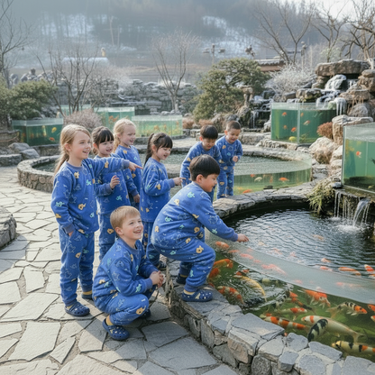 Children Plus Velvet Warm Clothing Winter Boys And Girls