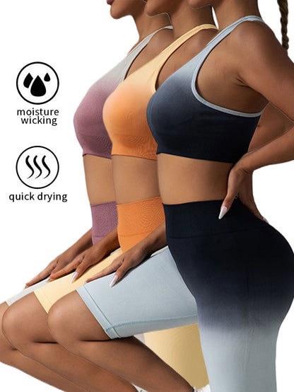 3 Pack Medium Support Sports For Women Racerback Padded Workout Gym Yoga Running Bras