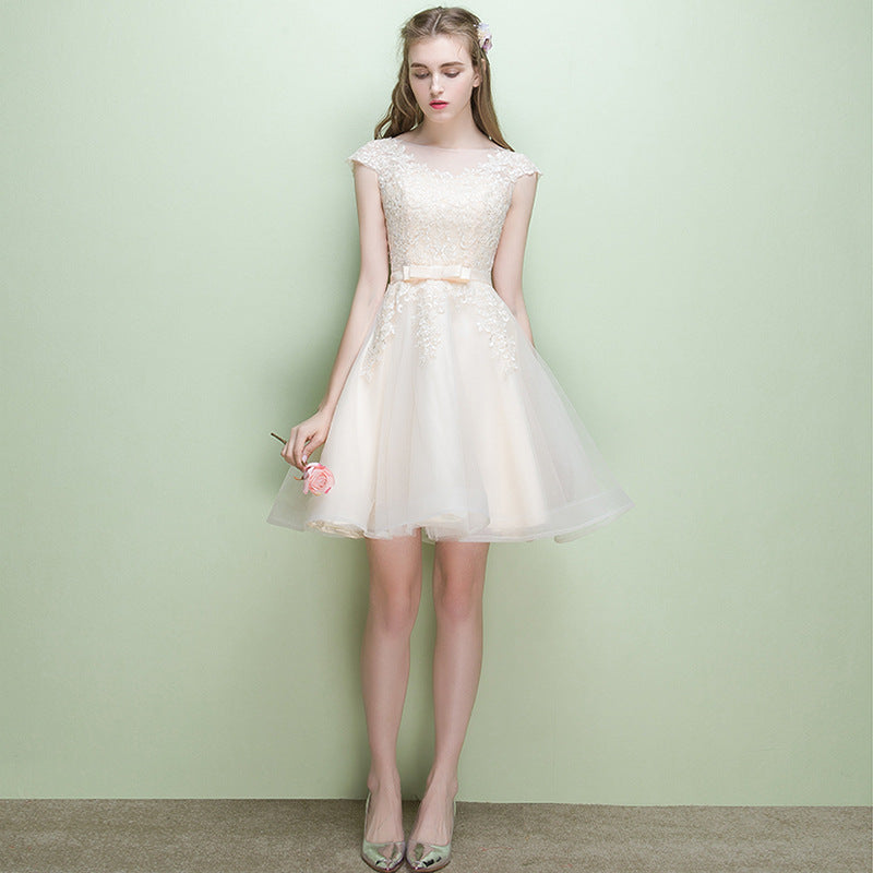 Women's Fashion Slim And Thin Bridesmaid Dress