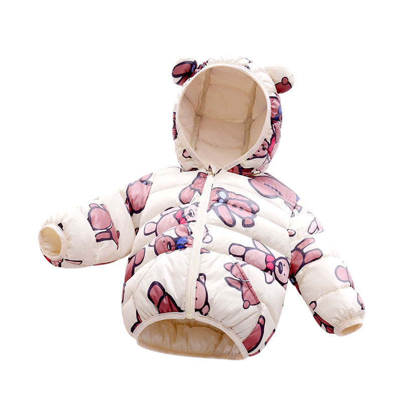 Children's Down And Wadded Jacket Lightweight Boys And Girls,