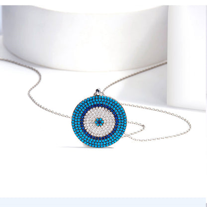 Turquoise Women's Sterling Silver Sweater Chain