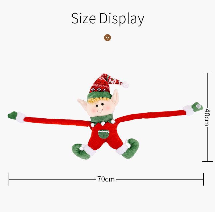 Christmas Decorative Creative Elf Curtain Buckle