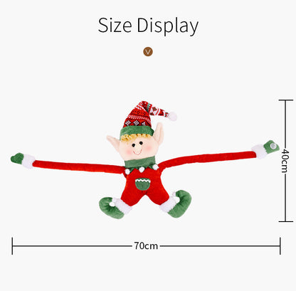 Christmas Decorative Creative Elf Curtain Buckle