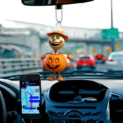 Halloween Creative Pumpkin Man Automobile Hanging Ornament