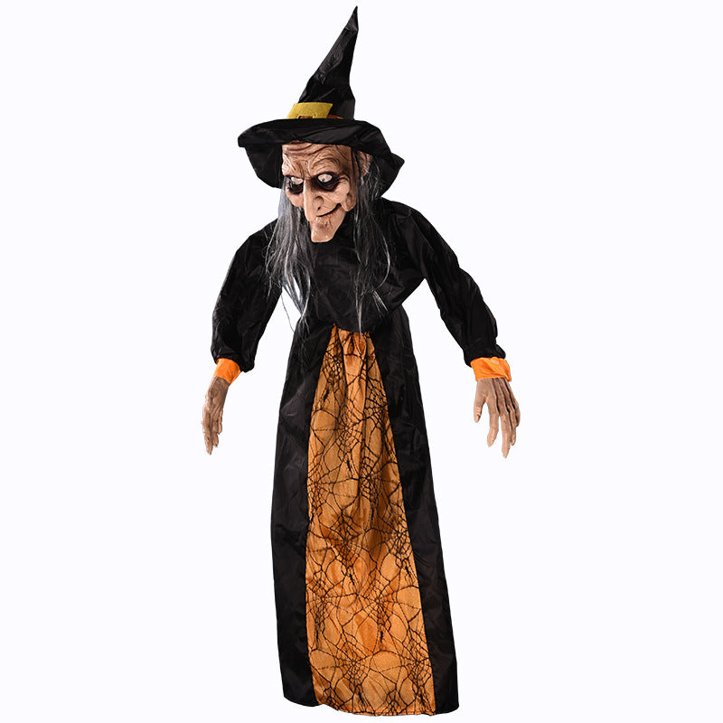 Halloween Voice-activated Horror Electric Witch Toy Ghost Festival Bar Outdoor Decorations
