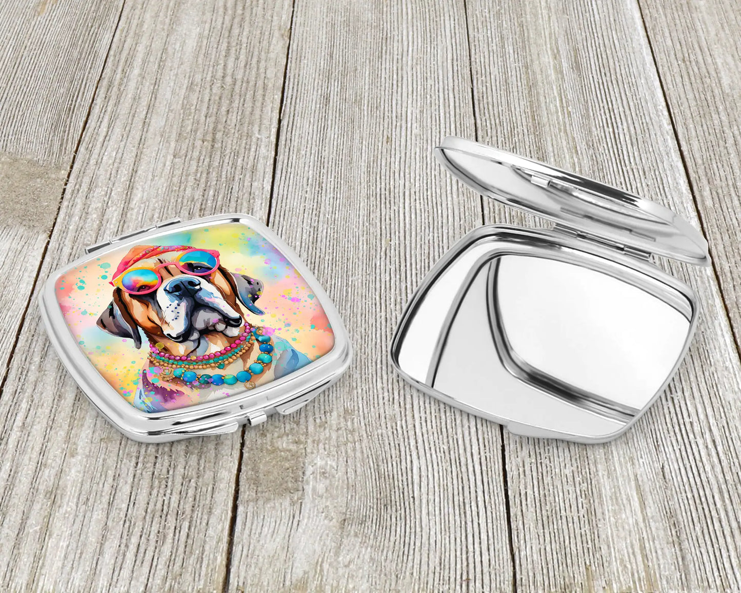 Mastiff Hippie Dawg Compact Mirror