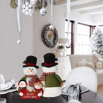 Home Decoration Christmas Santa Claus, Snowman Ornaments