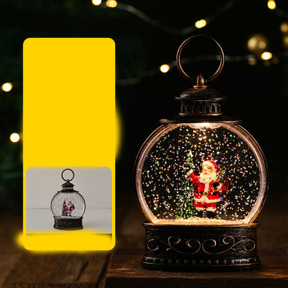 Christmas Decoration Water Injection Small Wind Lantern Ornaments