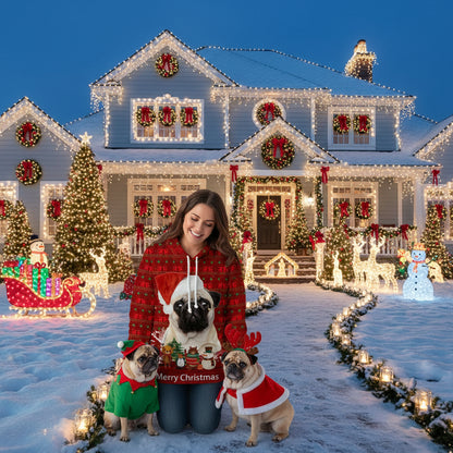 Christmas Sweater Surrounding Leisure Men's And Women's