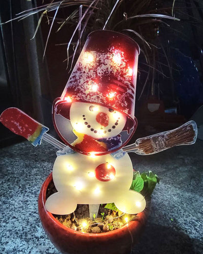 Christmas Scene Decoration With LED Lights
