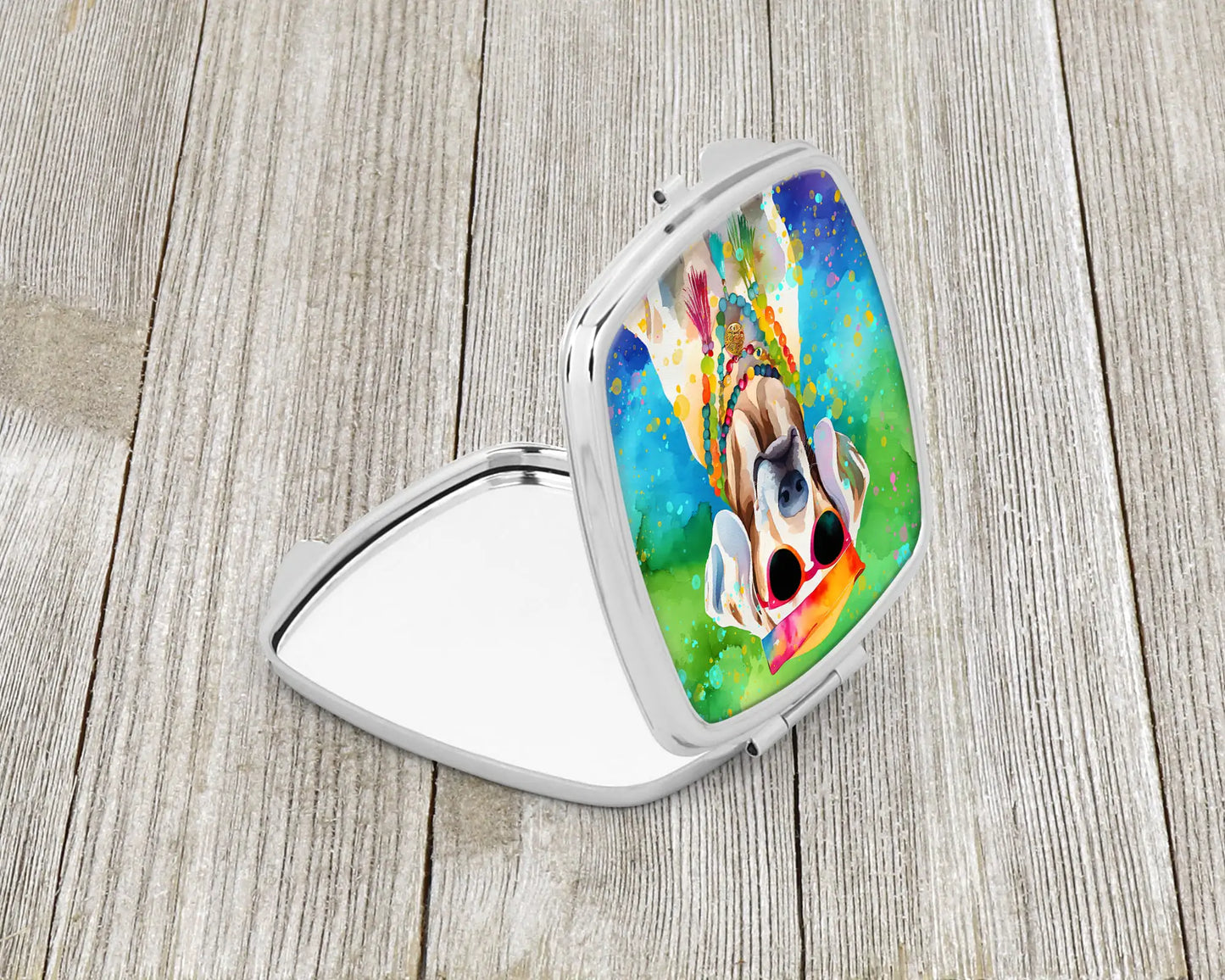 Weimaraner Hippie Dawg Compact Mirror