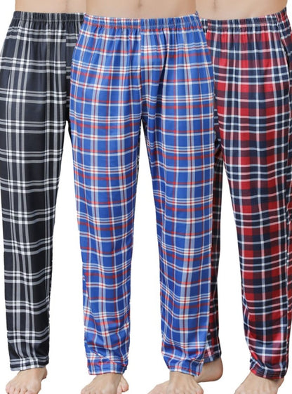 Ice Silk Fabric Single Stripe Pants Style