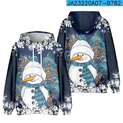 Christmas Snowman Personalized Printed Sweater