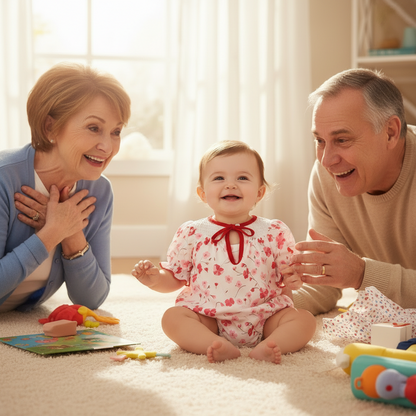 Infant Floral Smocked Romper 'DADDY'S Girl' Embroidery Short Sleeve Crew Neck Adorable Princess Party Bodysuit