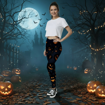 Women's Fashion Halloween High Waist Elastic Yoga Sports Leggings