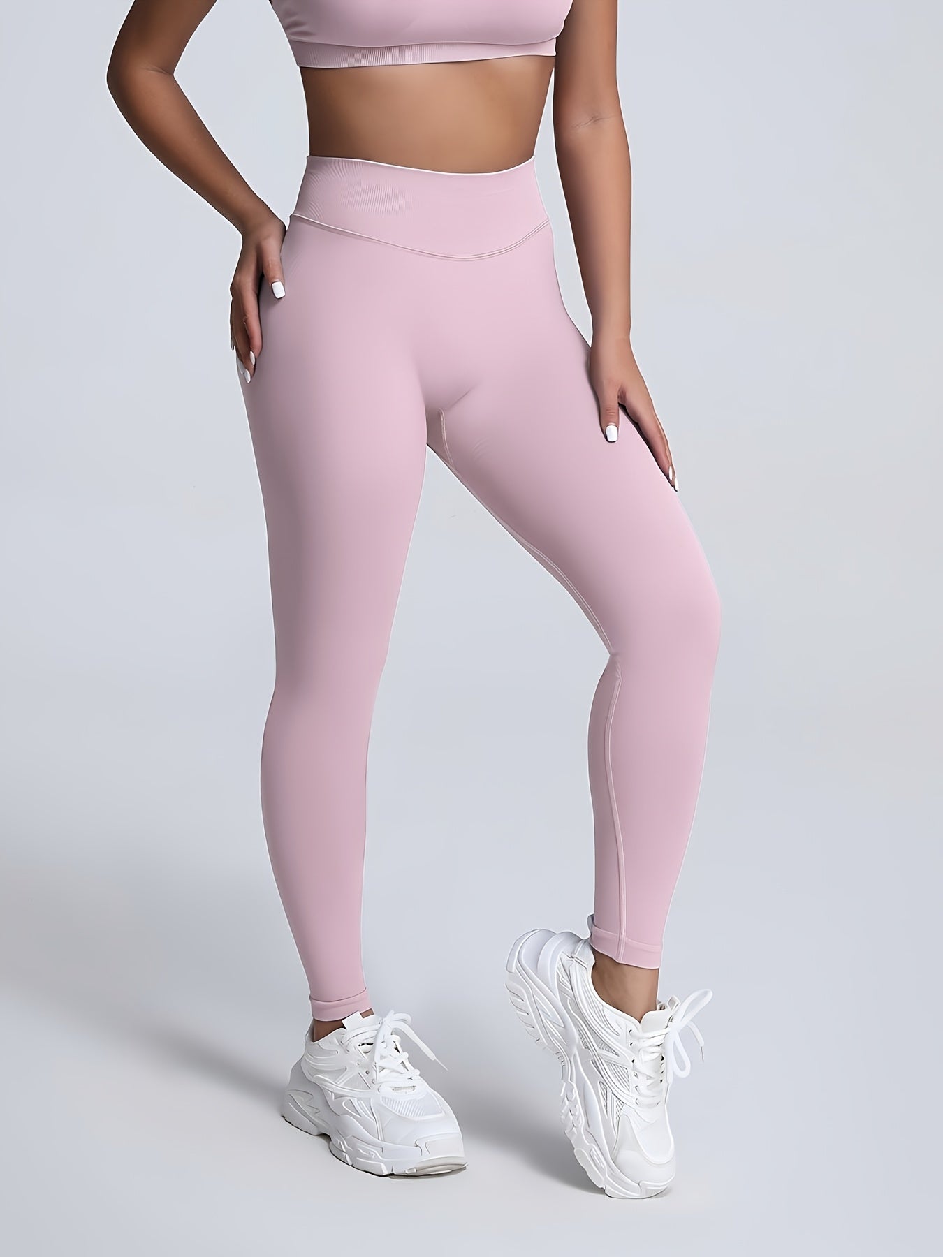 Seamless Women Soft Hue Hidden Scrunch Butt Workout Leggings For Women