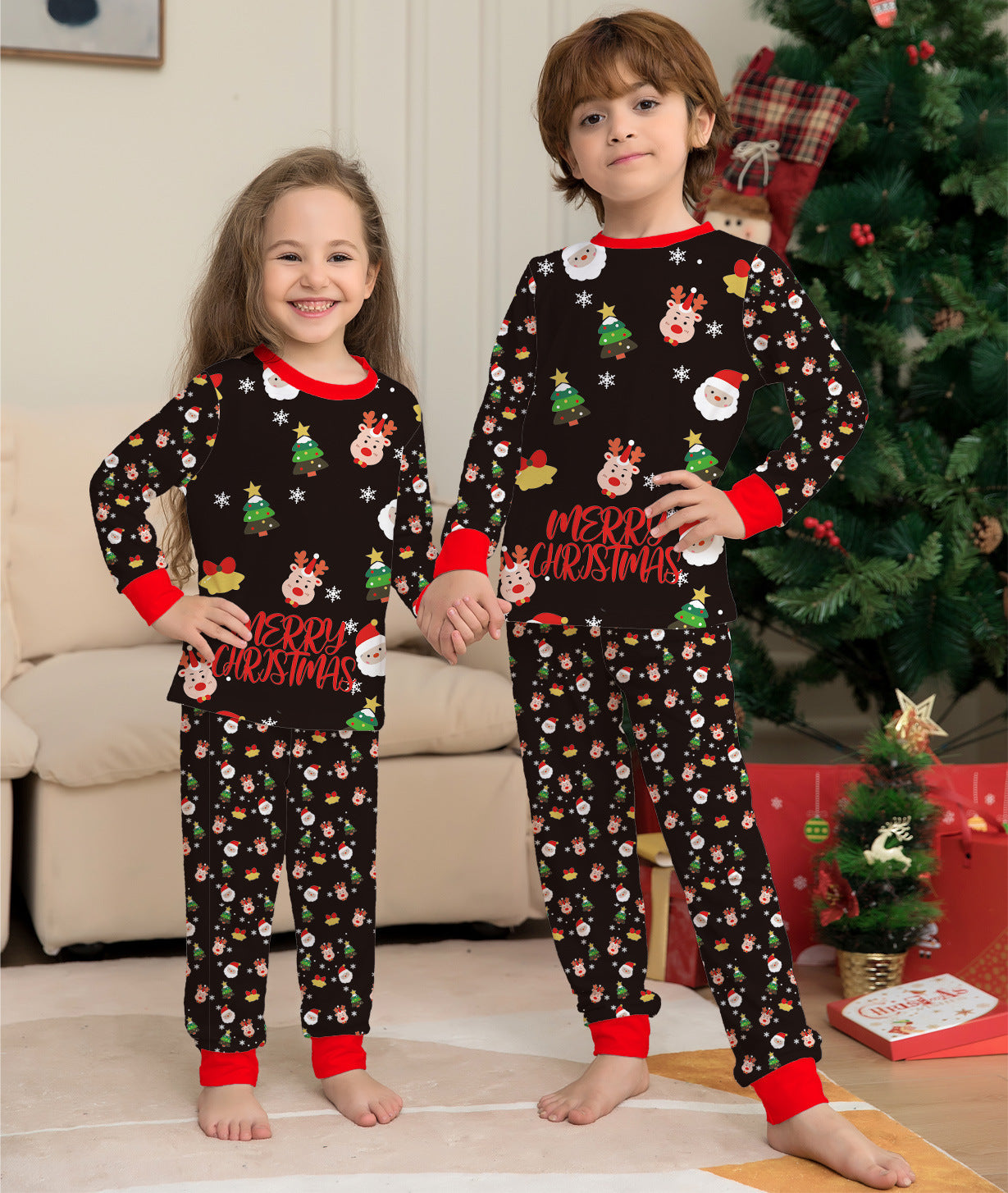 Christmas Matching  Set Christmas Pajamas For Family Christmas Sleepwear