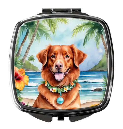 Nova Scotia Duck Tolling Retriever Luau Compact Mirror
