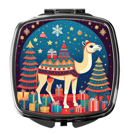 Camel Christmas Compact Mirror