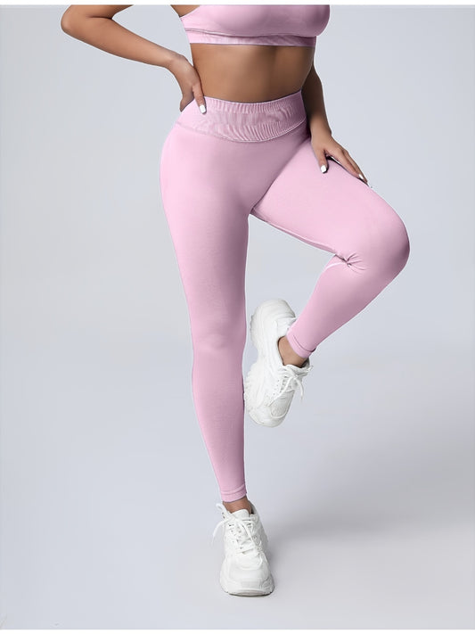 Seamless Women Soft Hue Hidden Scrunch Butt Workout Leggings For Women