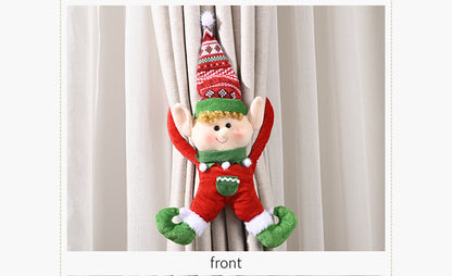 Christmas Decorative Creative Elf Curtain Buckle