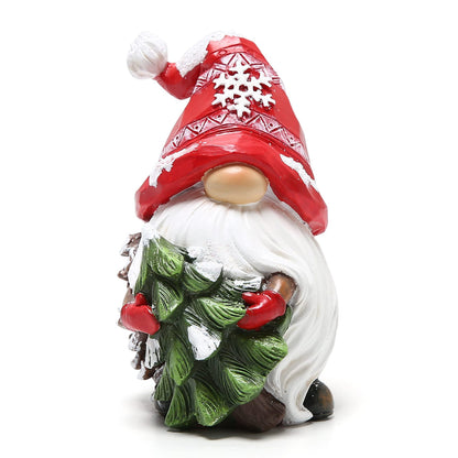 Christmas Statue Gnome Old Man Resin Desktop Ornaments Crafts