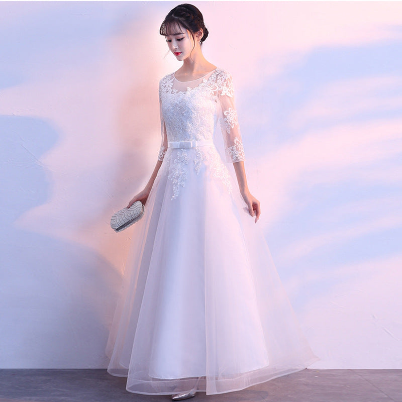 Women's Fashion Slim And Thin Bridesmaid Dress