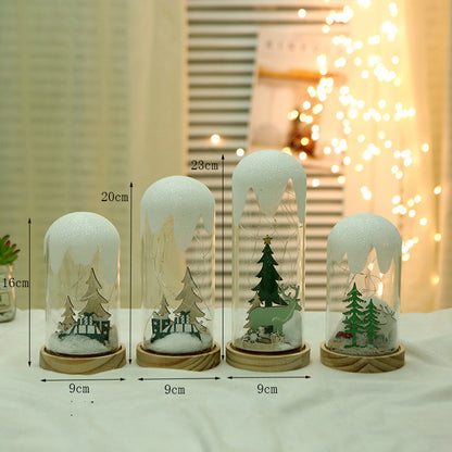 Christmas Creative Hanging Frost Glass Cover