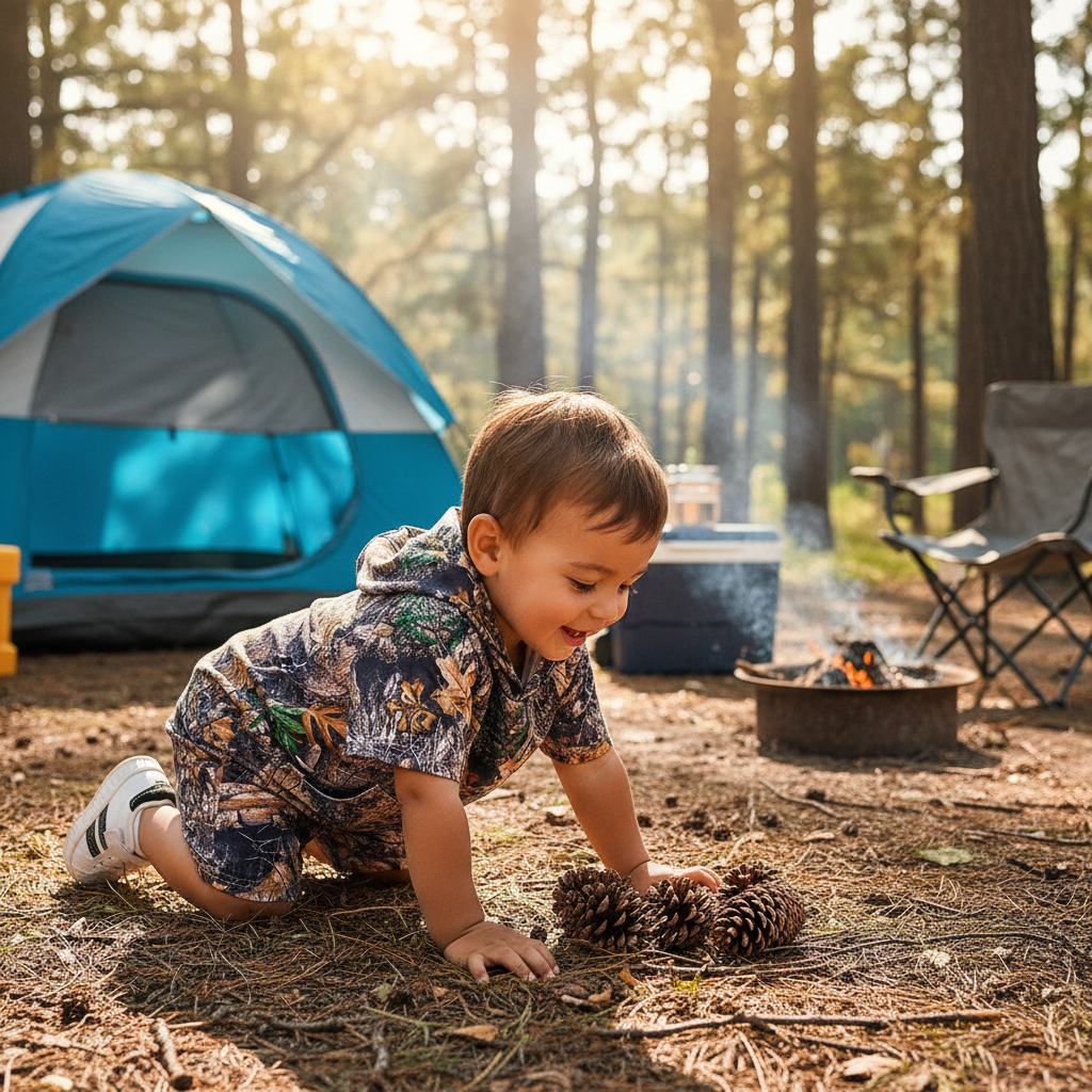 Toddler Baby Boy Outfits Little Sleeve Camouflage Print Hoodie Sweatshirt Shirts & Short Pants With Pocket