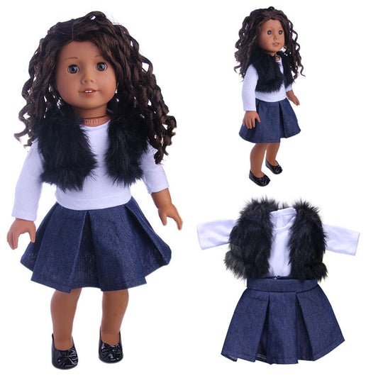 18 Inch American Girl Plush Vest Suit Doll Accessories
