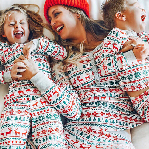 Christmas Pajamas Family Matching Clothes Set  Outfit