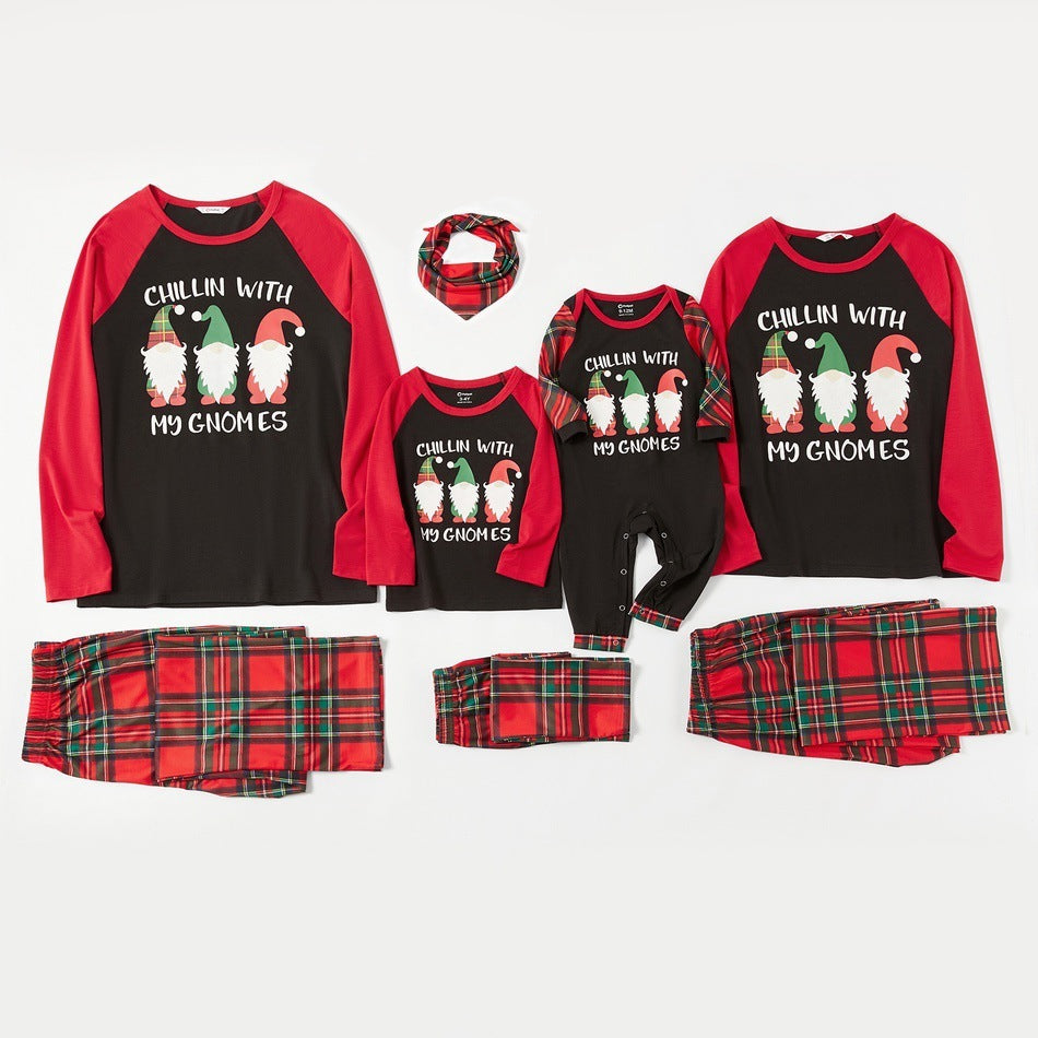 Christmas Printed Sleepwear Jumpsuit