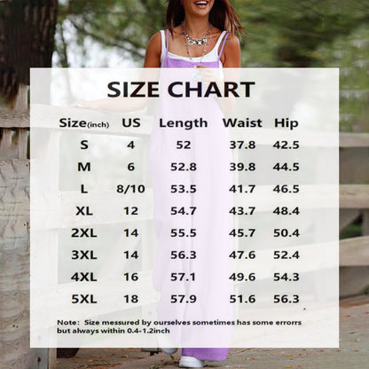 Plus Size Women's Solid Color Casual Jumpsuit - Sleeveless Romper With Pockets
